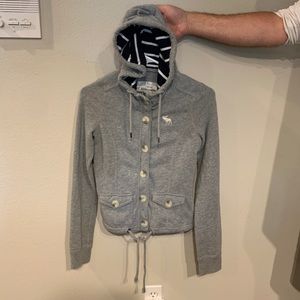 Abercrombie and Fitch hooded jacket with buttons